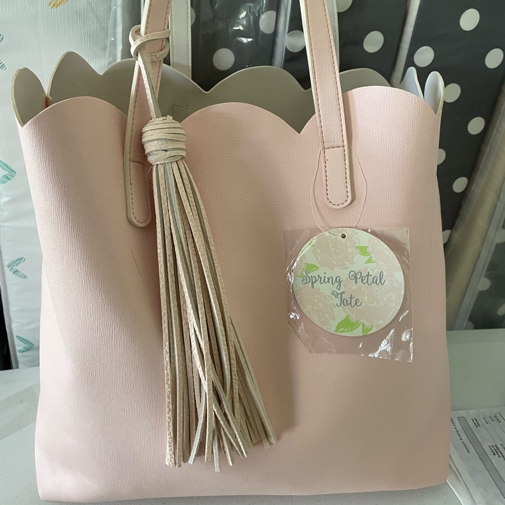 Spring Petal Baby Pink Tote Bag